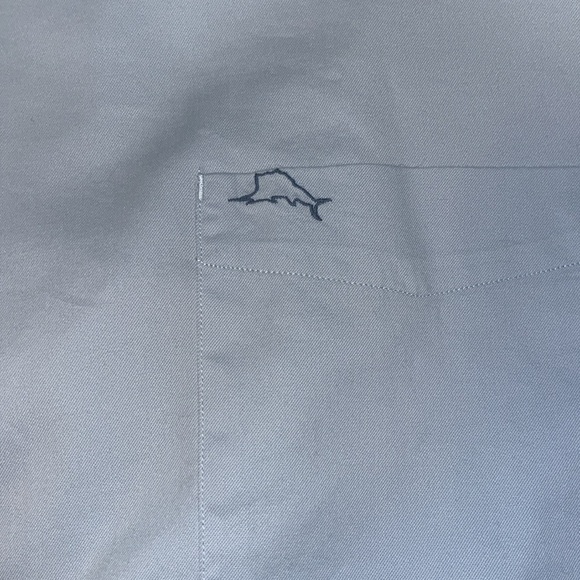 Tommy Bahama men’s light blue button down size 3X - Picture 4 of 9